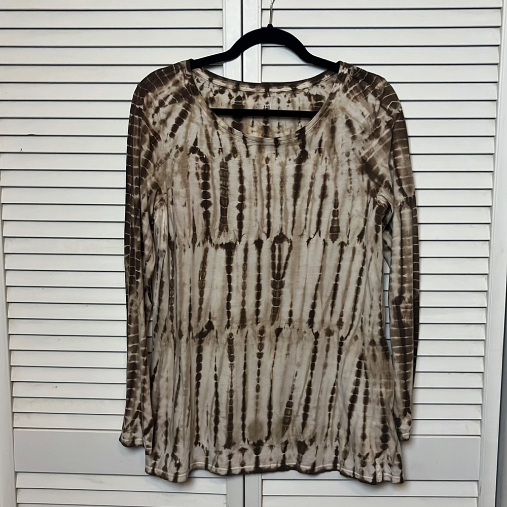 Pure Jill long Sleeve Tie Dye Tee